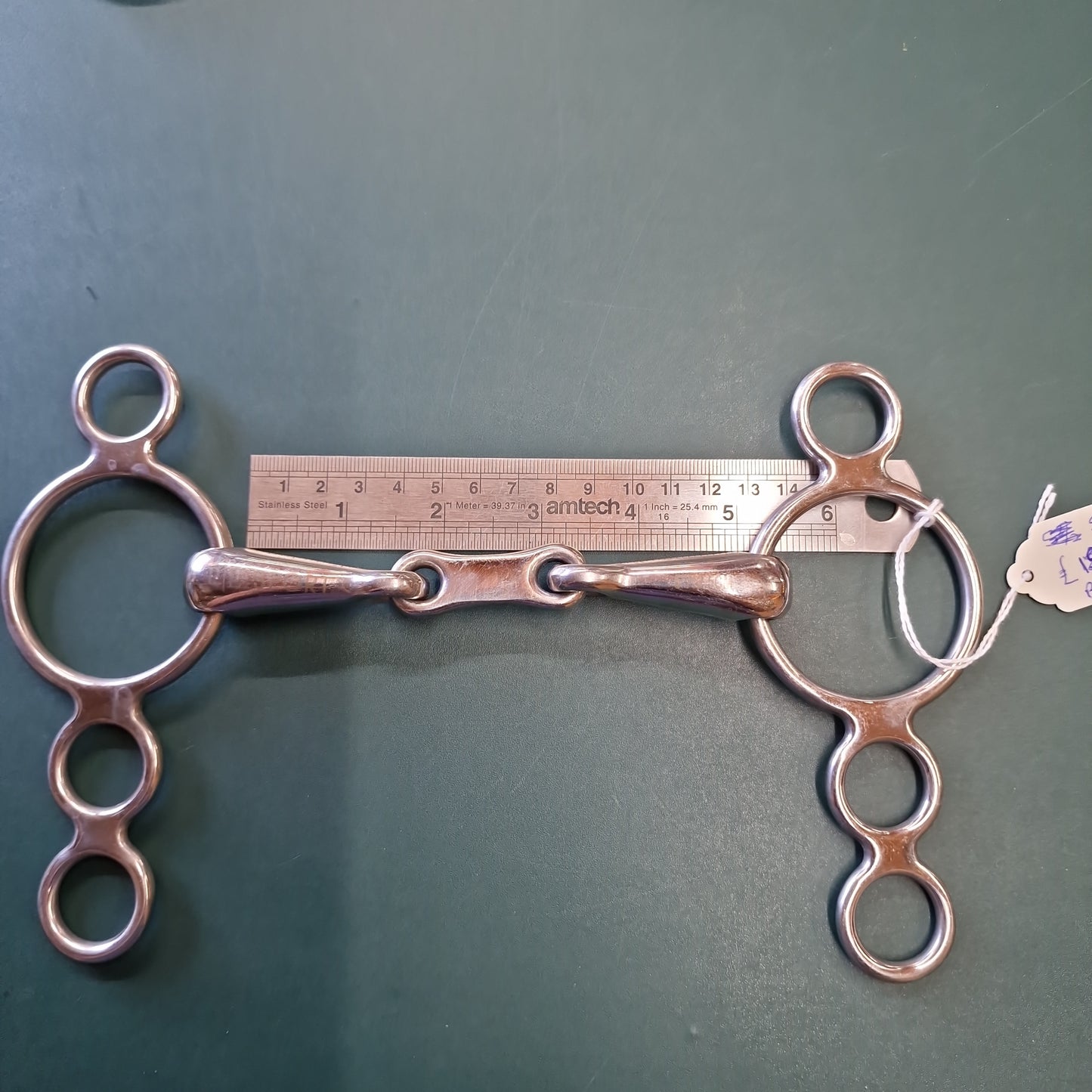 5" Dutch gag french link bit B502 small ring