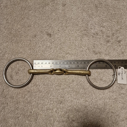 5.75" Sprenger Sensogan KK Ultra Loose Ring Lozenge snaffle bit B531