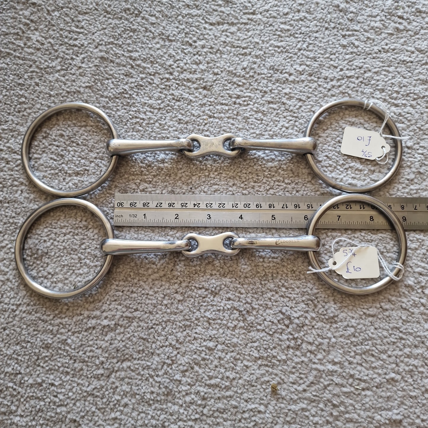 5.75" Loose Ring thin french link snaffle bit B542