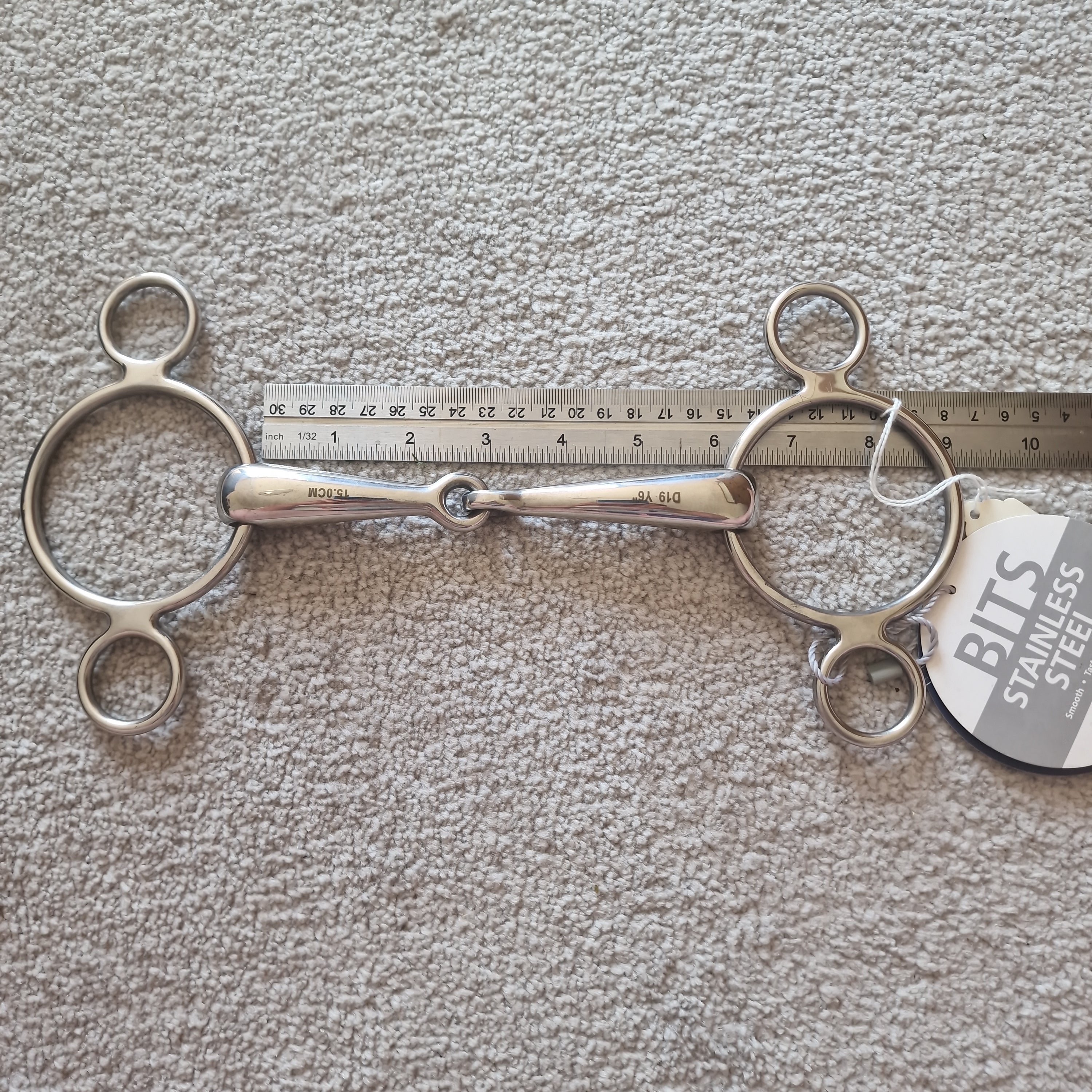 6" Shires 2-ring universal gag jointed bit B564 – The Bit Doctor