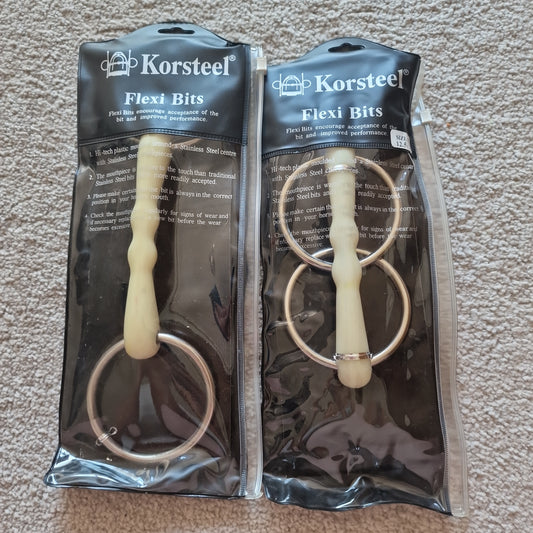 4.5" Korsteel loose ring flexi mullen snaffle bit B581