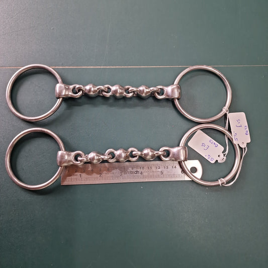 5.5" Loose Ring waterford Snaffle bit B673