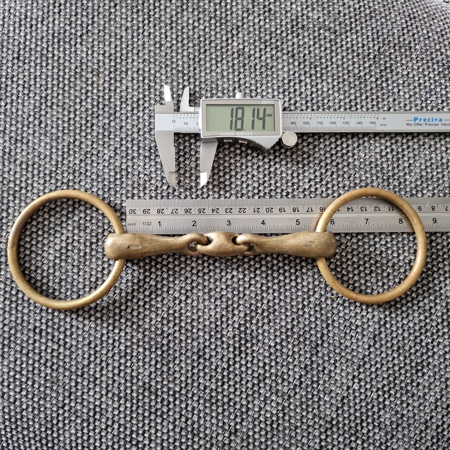 5 25" Sprenger KK Ultra Loose Ring Lozenge Snaffle bit B757