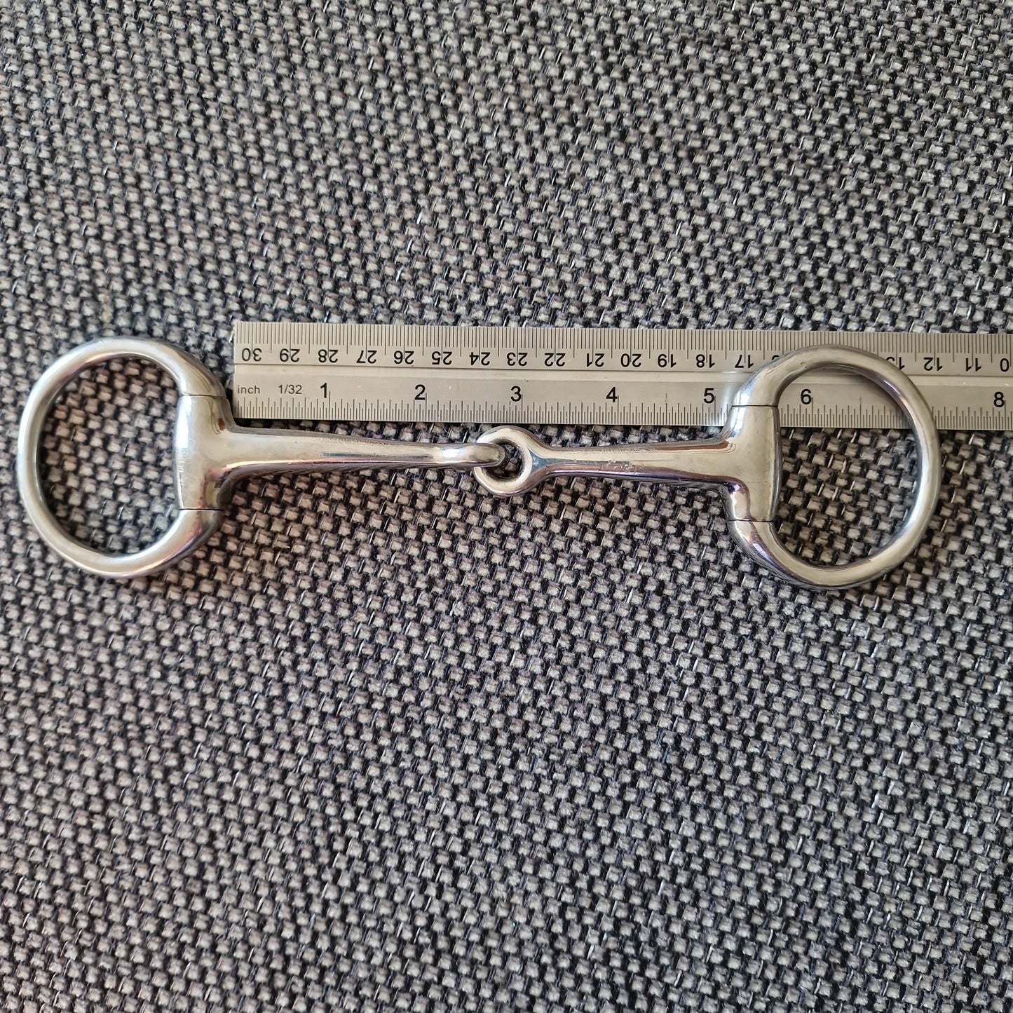 5" eggbutt bradoon snaffle bit B766