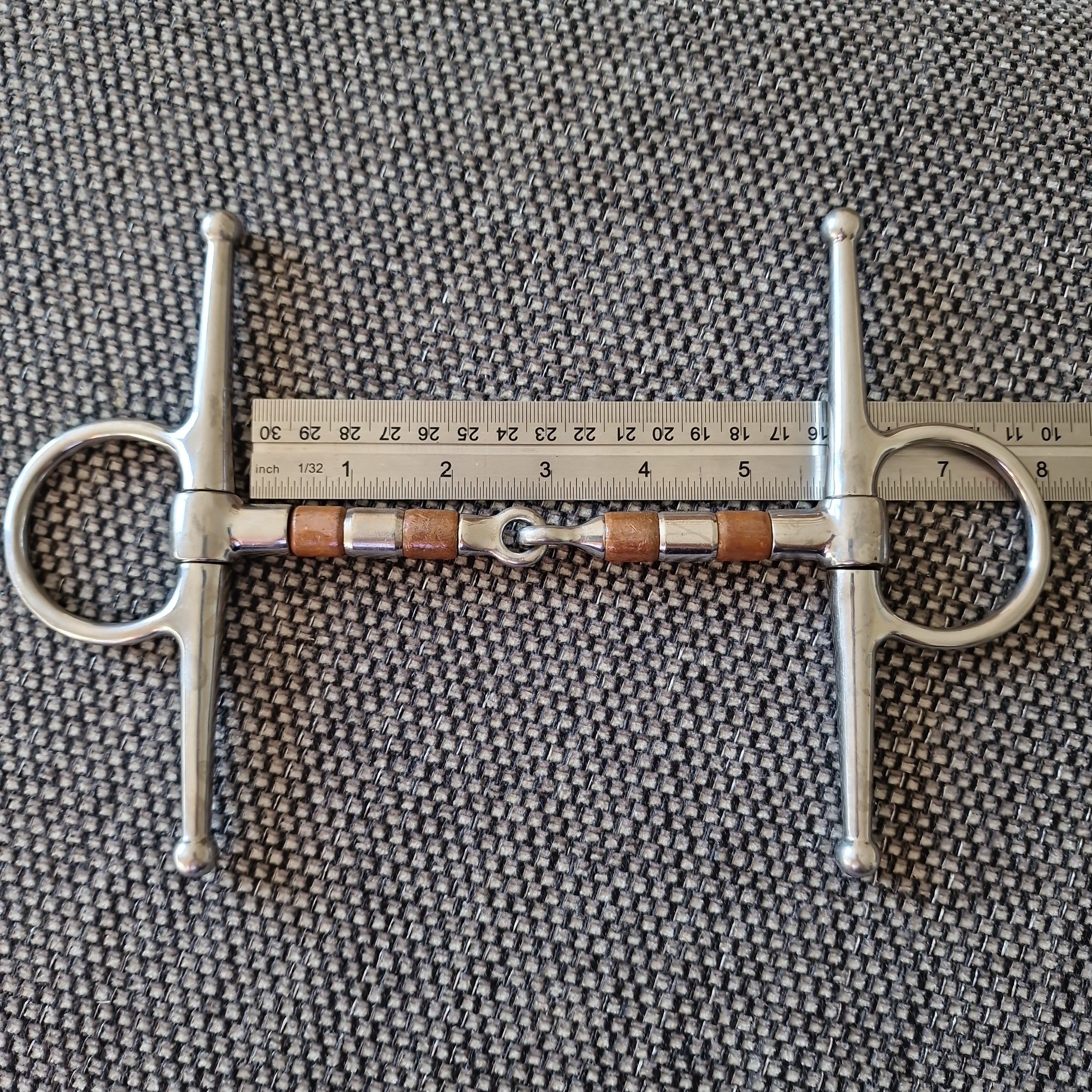 5.5" Full cheek copper roller jointed snaffle bit B771 – The Bit Doctor