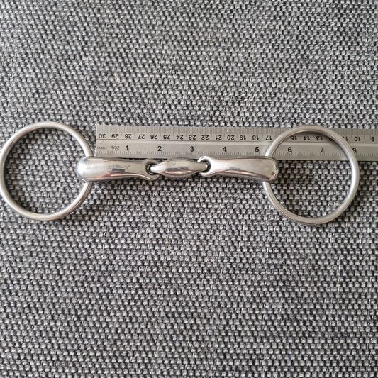 5" korsteel JP curve loose ring lozenge Snaffle bit B785