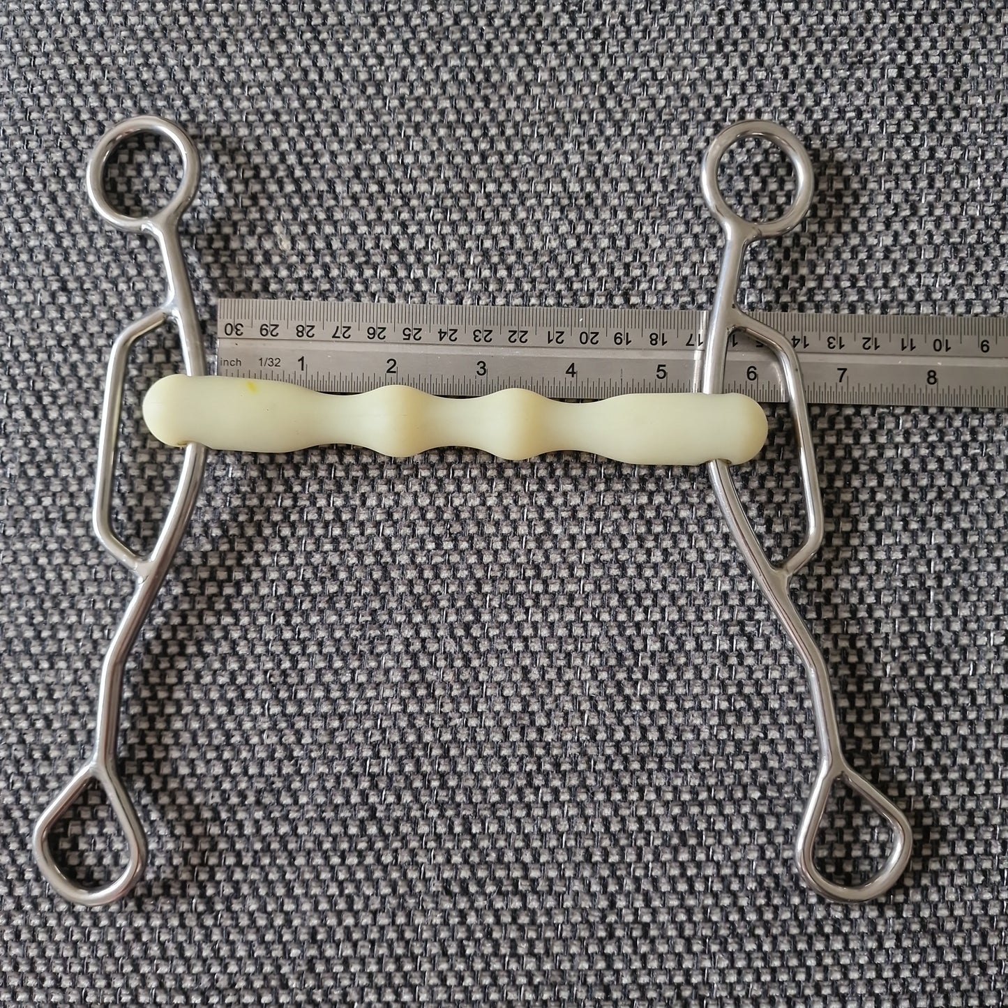 5.25" Happy Mouth American Gag Mullen bit B787