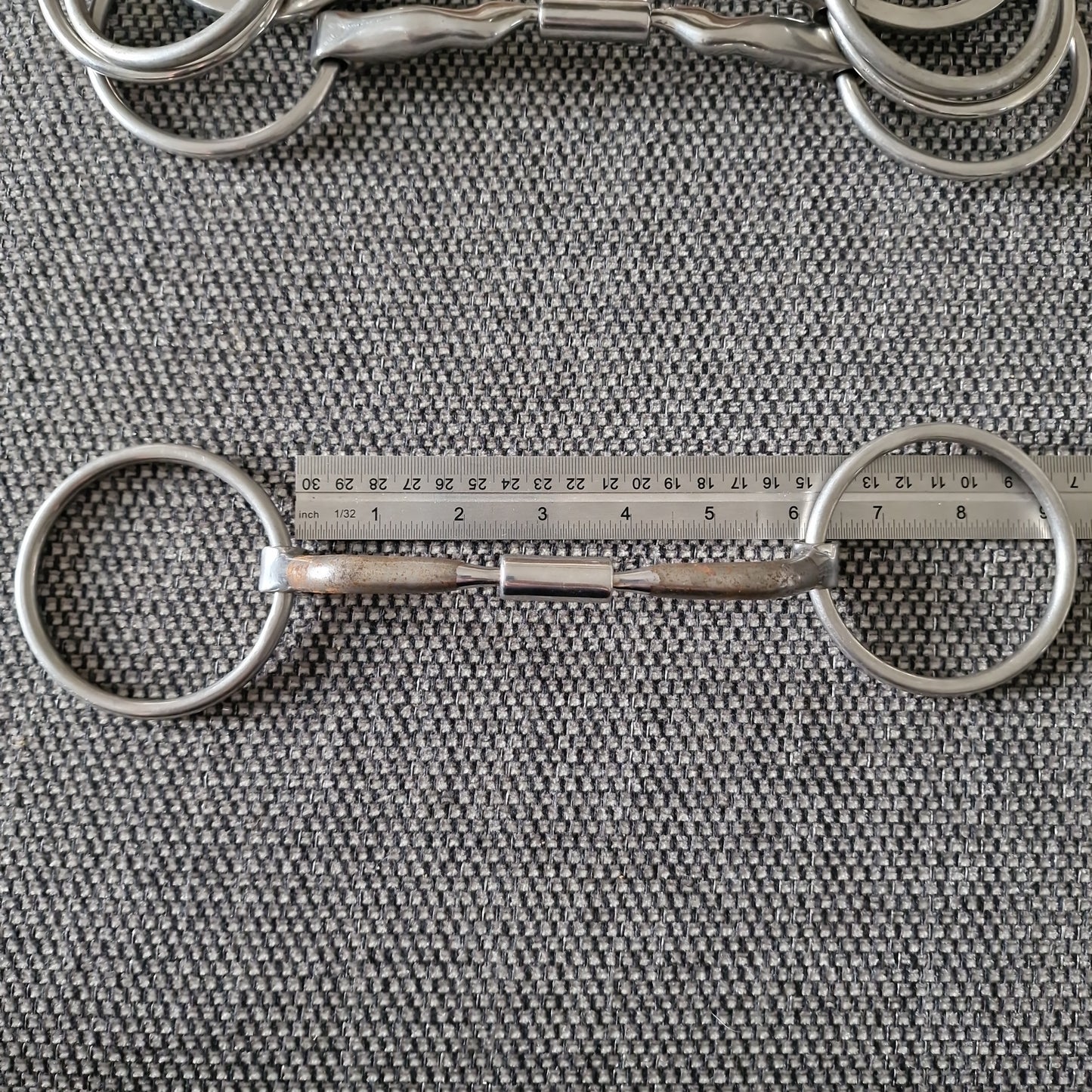 6" Myler MB01 sweet iron Loose Ring snaffle bit B775