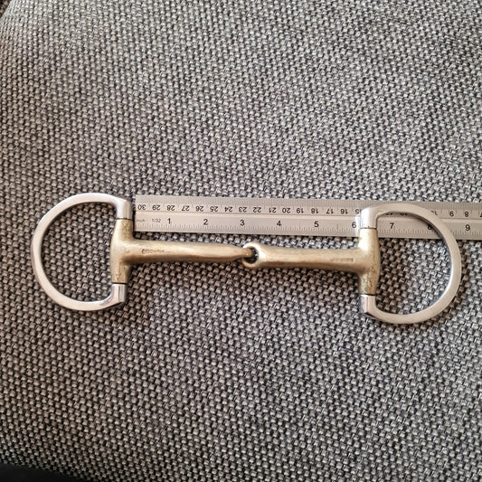 6" Sprenger Novocontact Eggbutt Jointed snaffle bit B804