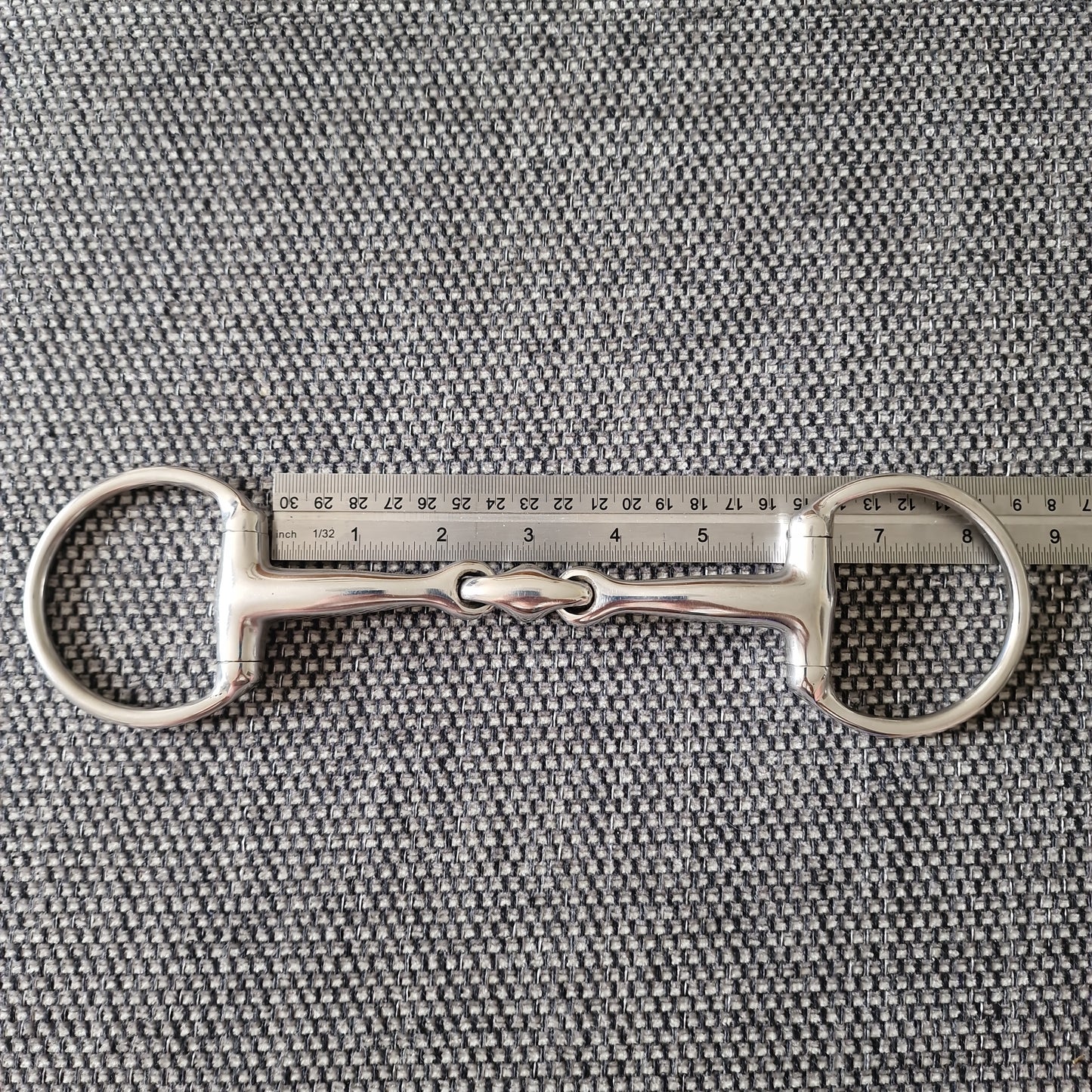 5.75" eggbutt lozenze snaffle bit B844