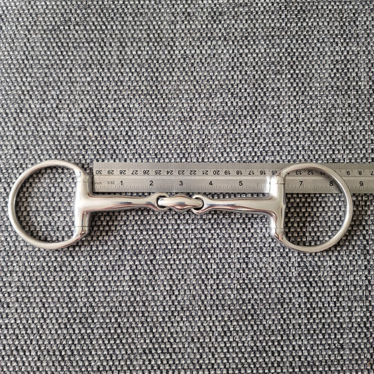 5.75" eggbutt lozenze snaffle bit B844