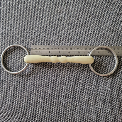 5.75" Flexi Mullen Loose Ring Snaffle bit B853