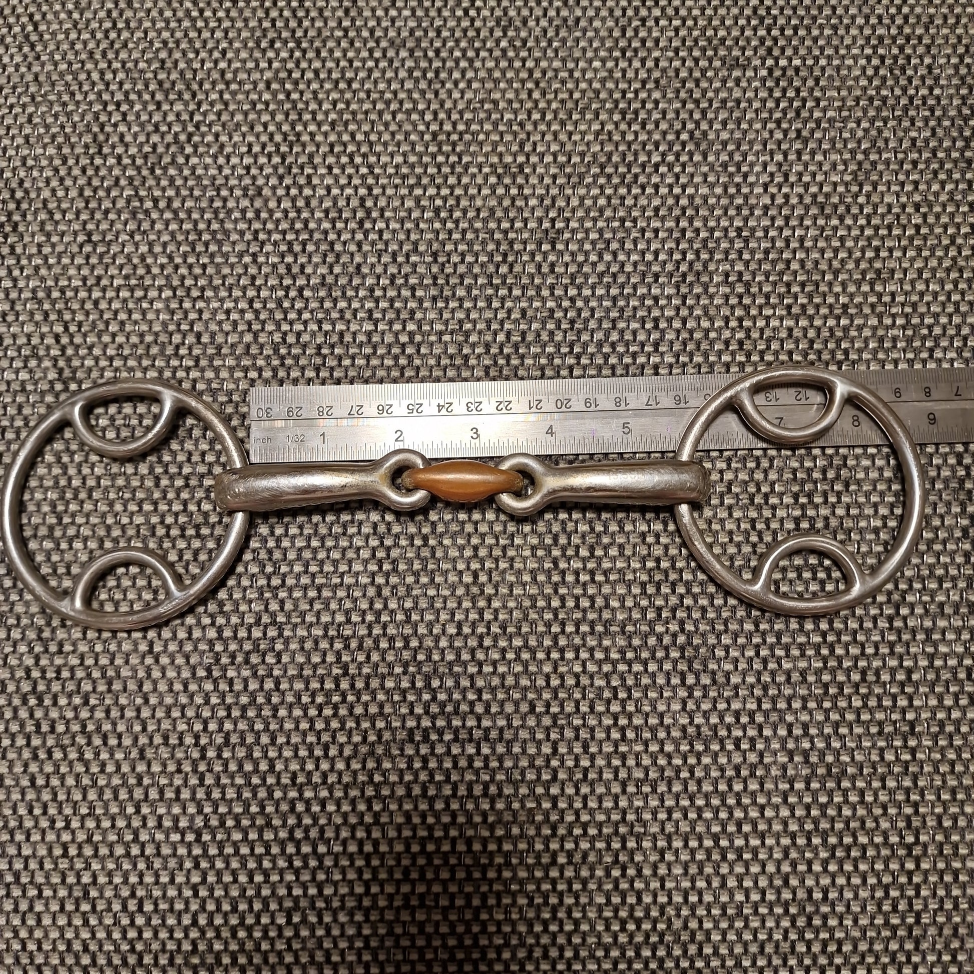 5.5" Bevel copper Lozenge snaffle bit B893 – The Bit Doctor