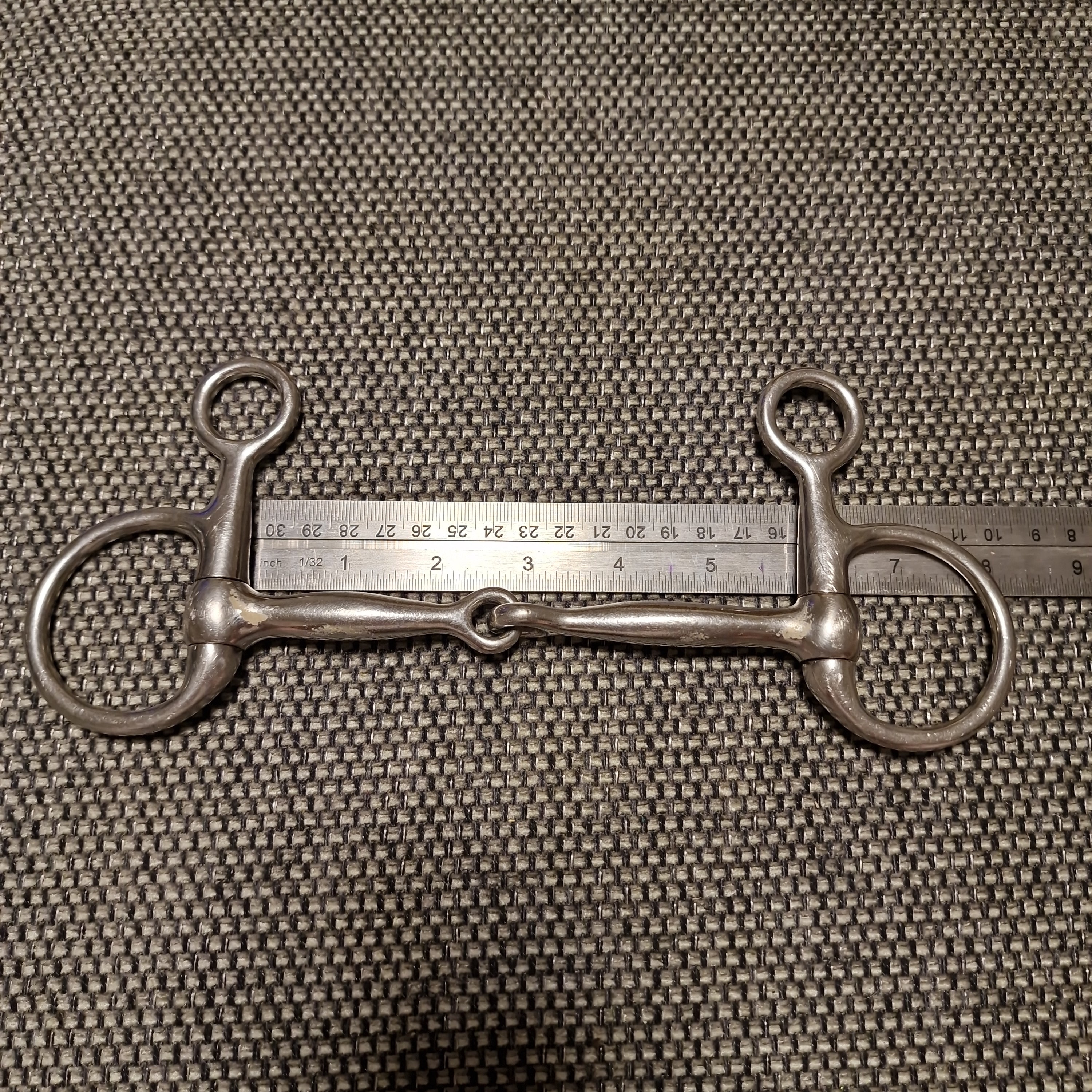 5.75" Hanging Cheek Jointed Snaffle bit B899 – The Bit Doctor