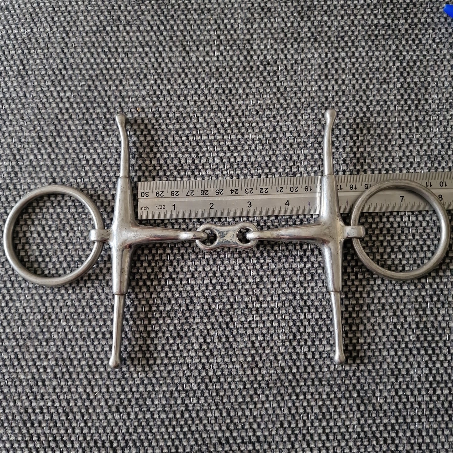 4.5" fulmer French link snaffle bit B108