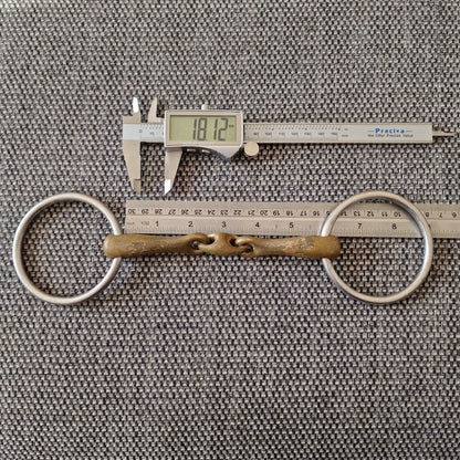 5.75" Sprenger KK Ultra Loose Ring Lozenge snaffle bit B533