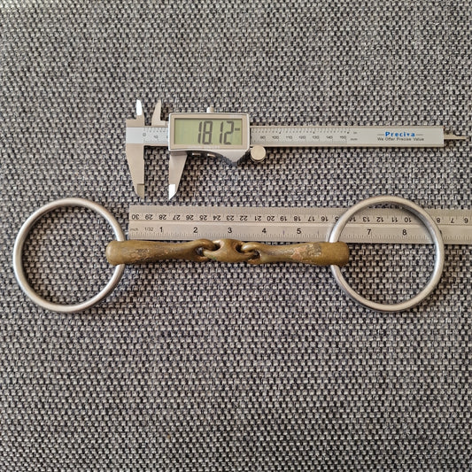 5.75" Sprenger KK Ultra Loose Ring Lozenge snaffle bit B533