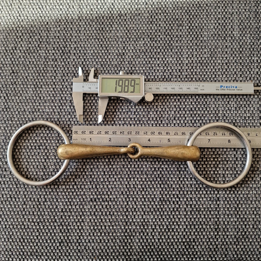 5.75" Sprenger Jointed Loose Ring Snaffle bit B795