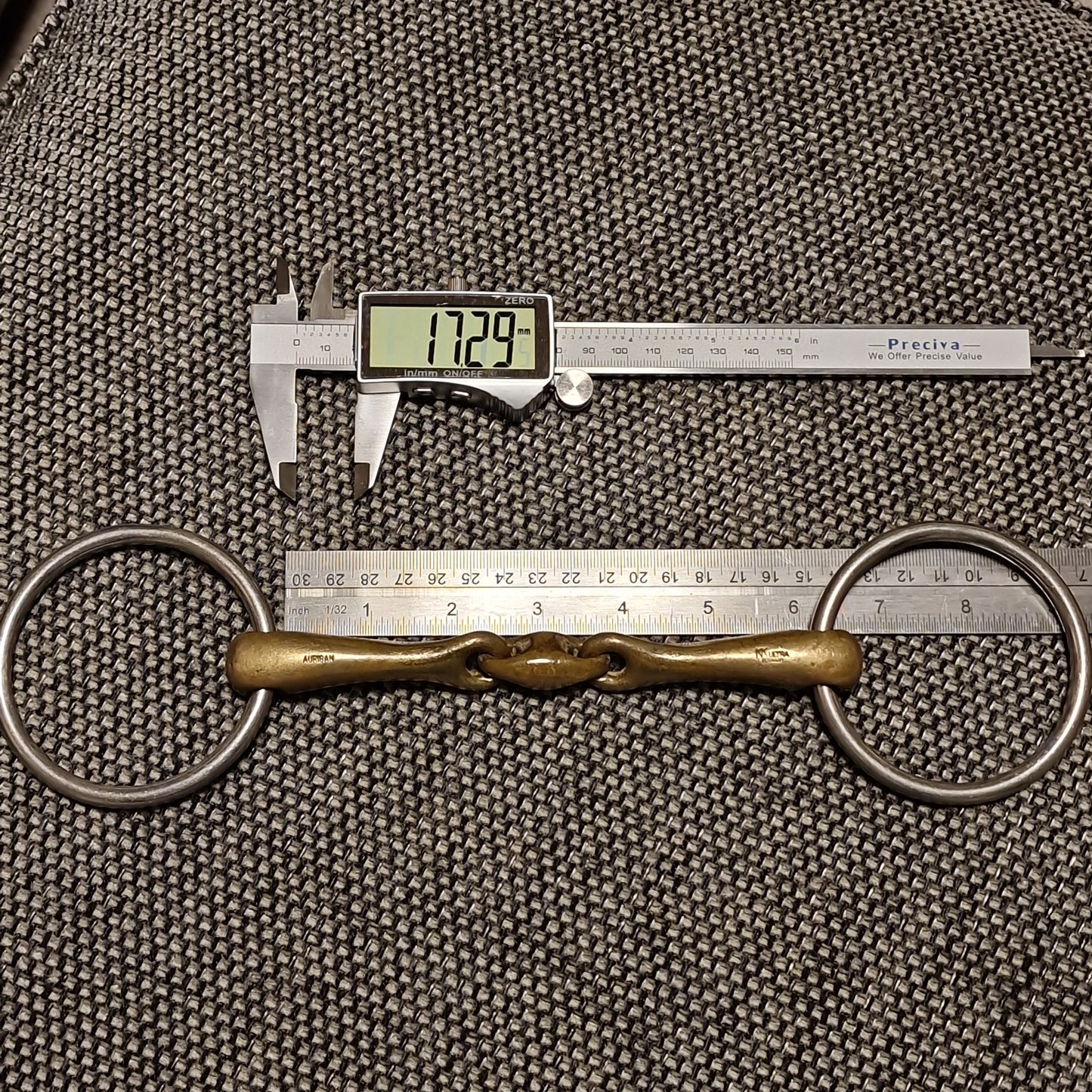 6" Sprenger KK Ultra Loose Ring Lozenge Snaffle bit B851