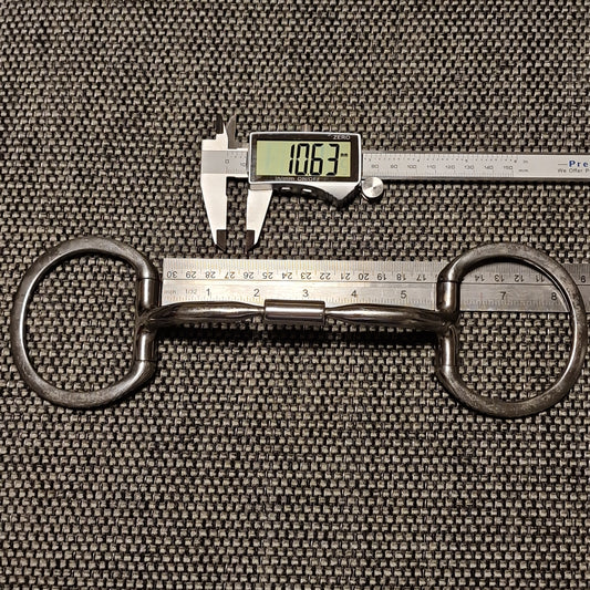 5.5" Myler MB01 Eggbutt snaffle bit B777