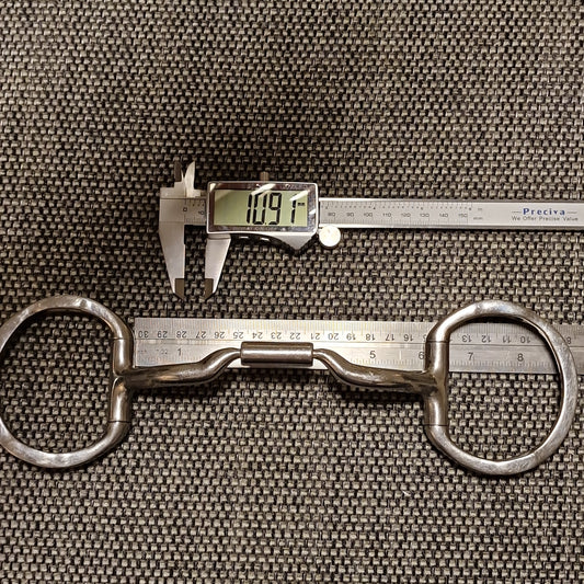 6" Myler MB04 Eggbutt with hooks Snaffle bit B731