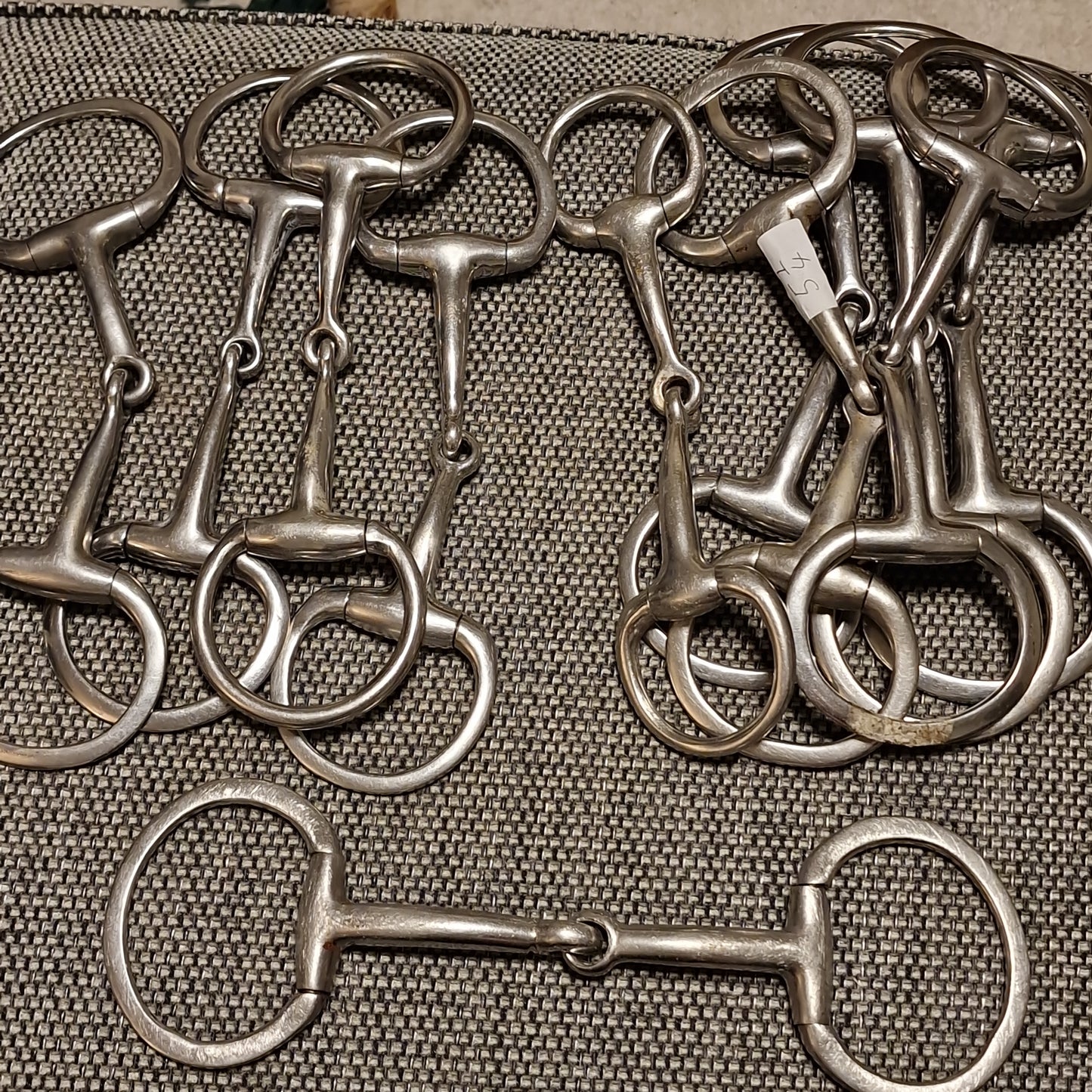 Eggbutt jointed snaffle bits C6