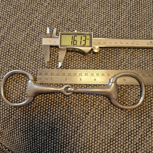 4.75" eggbutt bradoon jointed snaffle bit B1013