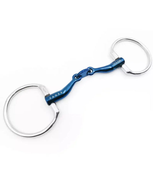 Fager Carl Titanium Eggbutt Snaffle