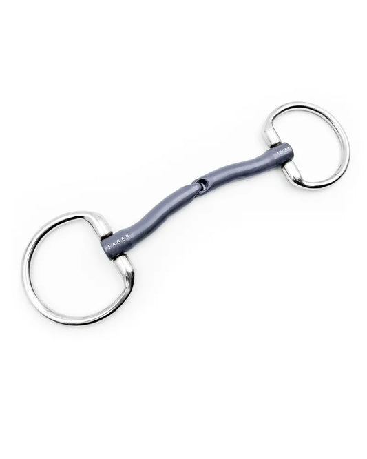 Fager Jasmine Titanium Eggbutt Bradoon Snaffle