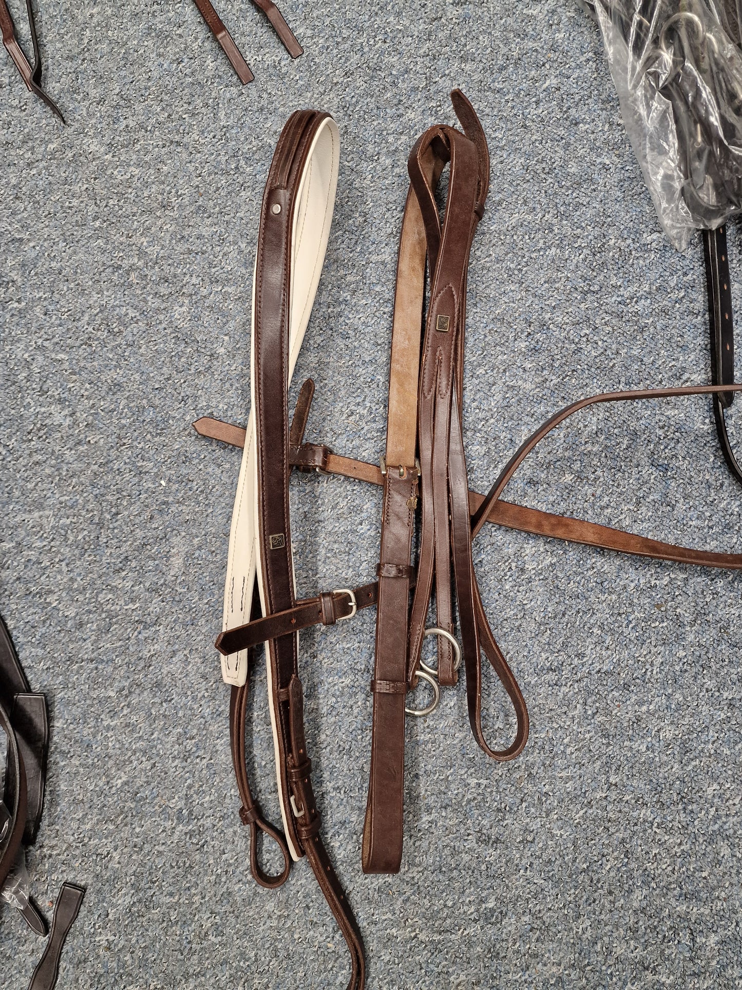 Full brown kieffer breast girth and martingale set