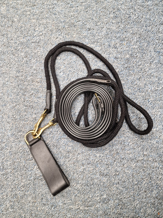 English leather draw reins