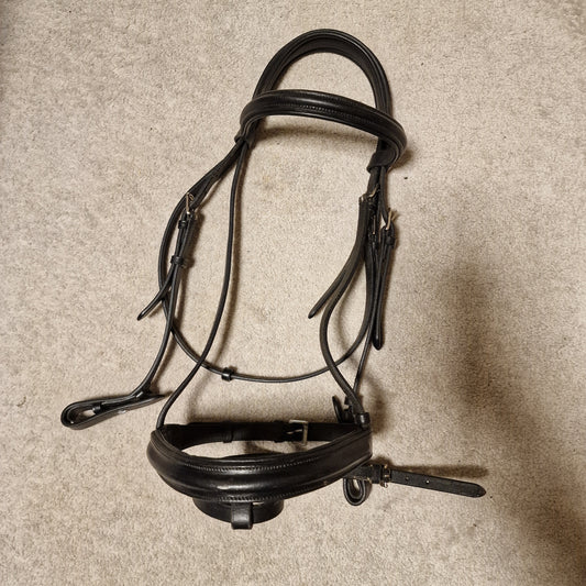 Black full whitaker comfort flash bridle