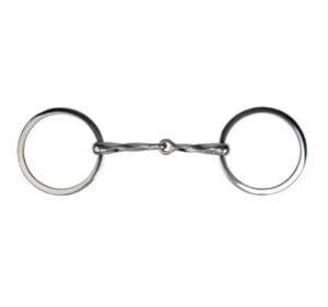 Metalab Loose Ring snaffle twisted magic 15mm