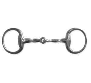 Metalab Eggbutt snaffle twisted 14mm