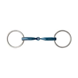 Ring snaffle single Eco blue