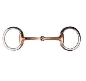 Metalab Eggbutt snaffle copper 14mm
