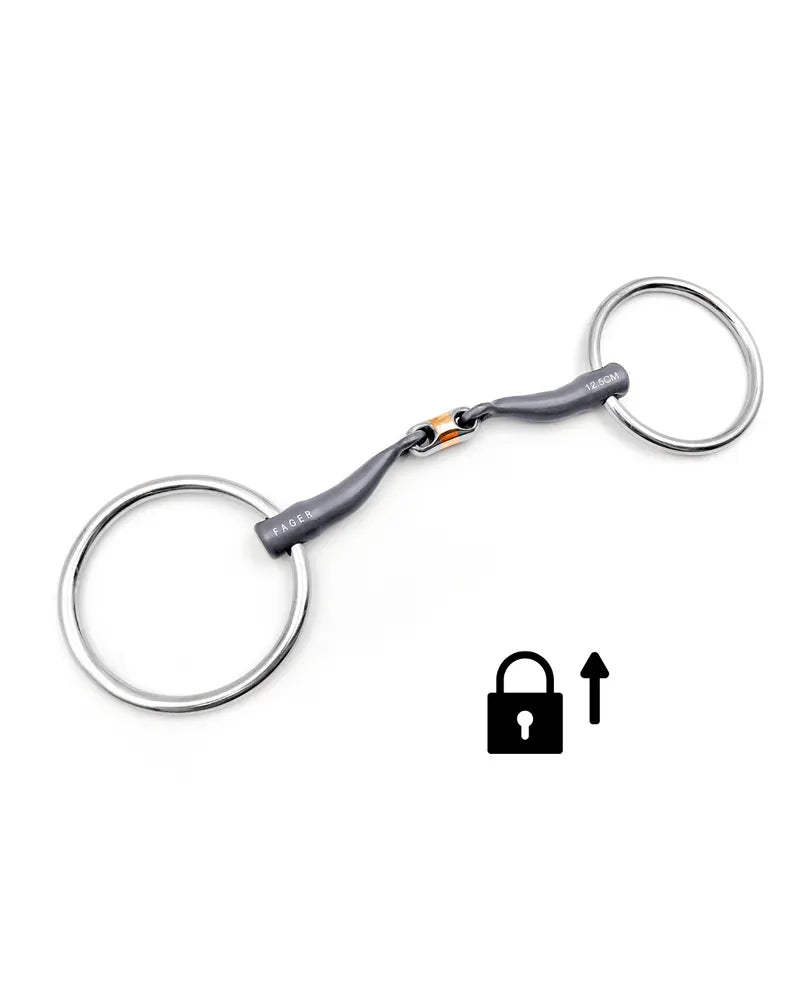 Fager Matilda Titanium Loose Ring Snaffle