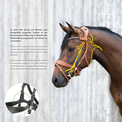 Stubben Freedom II Bridle with magic tack browband