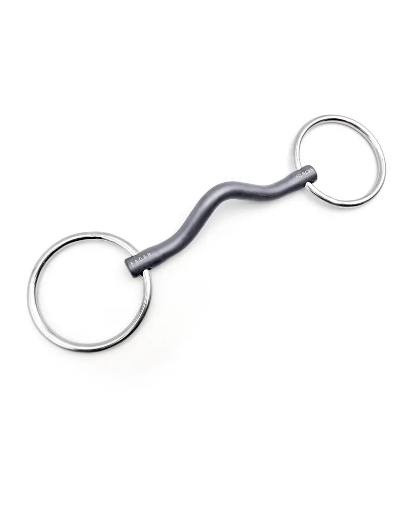 Fager Hanna Titanium Loose Ring Snaffle