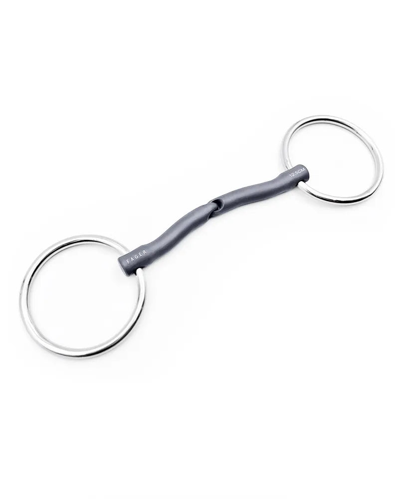 Fager Greta Titanium Loose Ring Snaffle