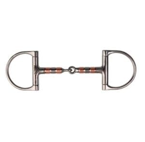 Metalab D-ring snaffle rollers 13mm