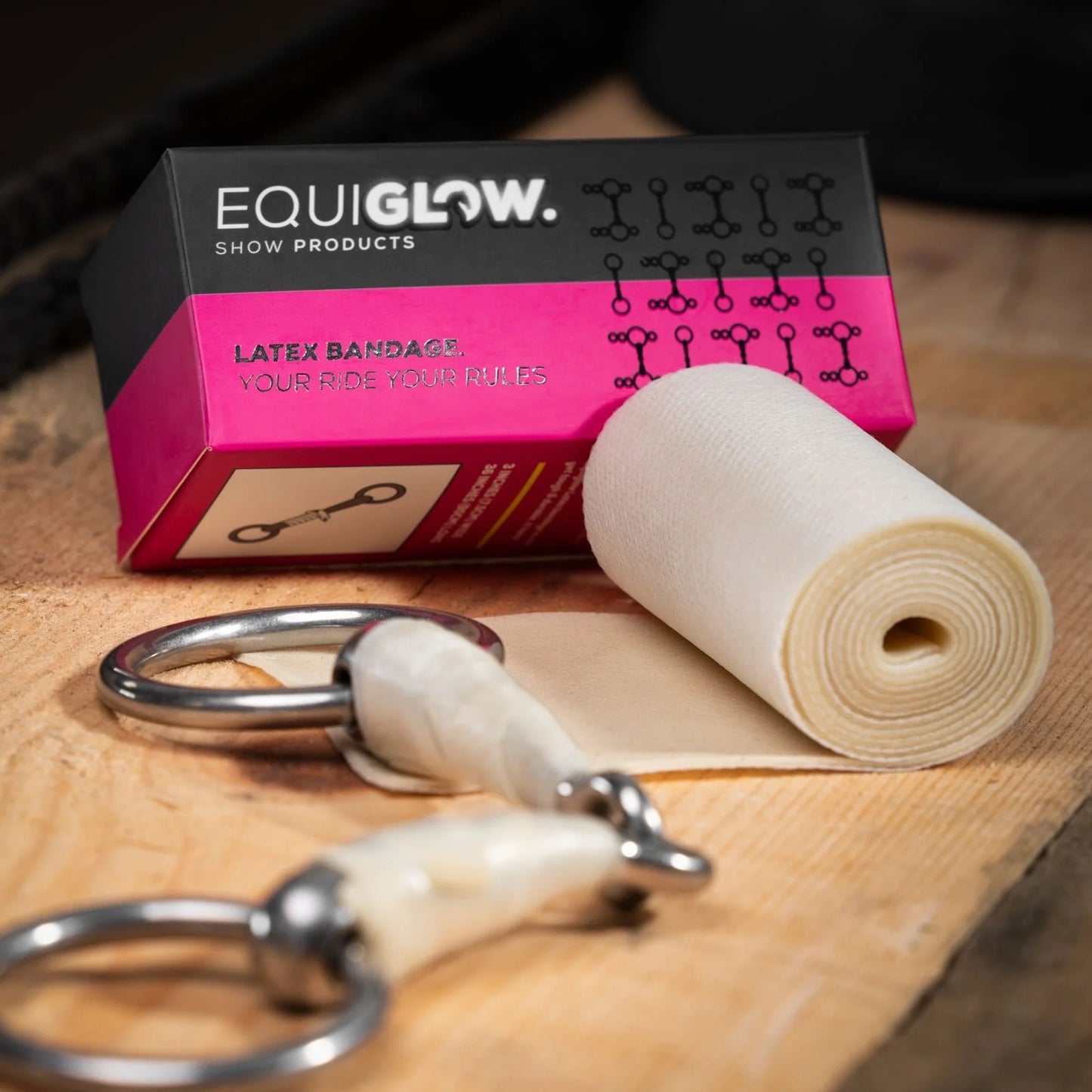 Equiglow latex bit tape wrap