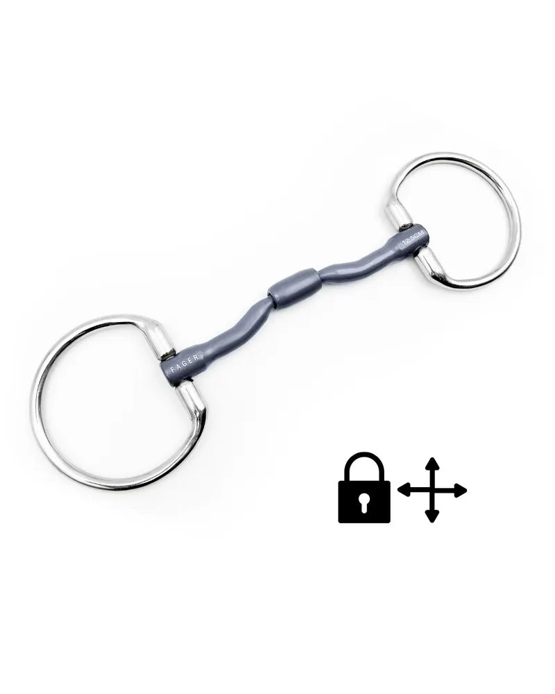 Fager Nina Titanium Eggbutt Snaffle