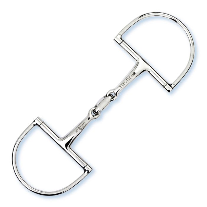 Stubben Easy Control D- Ring Snaffle, double broken