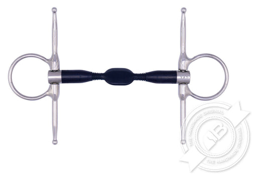 Bombers Full Cheek Moulded Preferred Contact snaffle bit