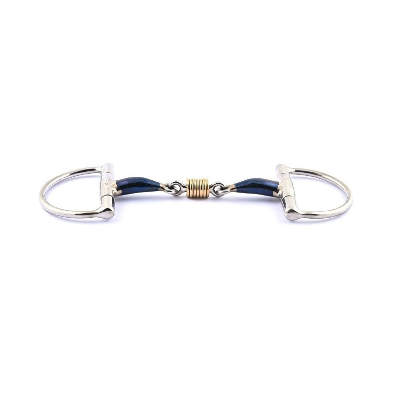 Jump'in Sweet Iron Copper Roller Eggbutt Snaffle Bit