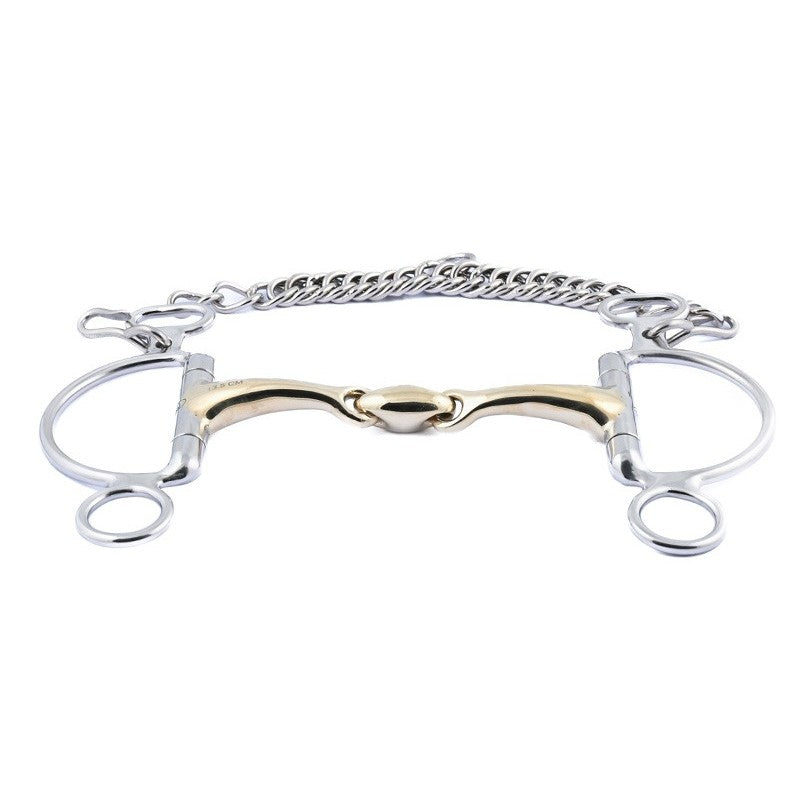 Jump'in Mors Felipe Copper Lozenge eggbutt2.5 ring gag bit