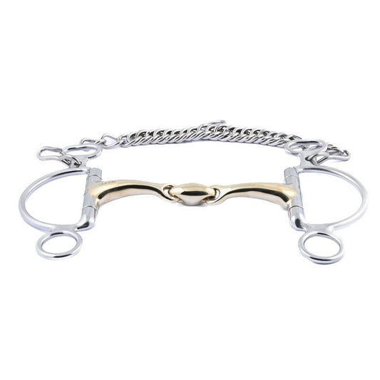 Jump'in Mors Felipe Copper Lozenge eggbutt2.5 ring gag bit