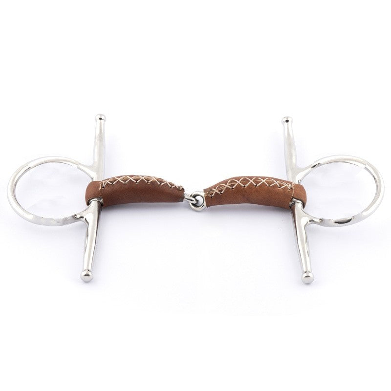 Jump'in Leather Jointed Full Cheek Snaffle Bit