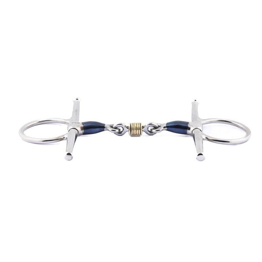 Jump'in Sweet Iron Copper Roller Full Cheek Snaffle Bit